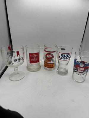 Assortment of glasses & mugs