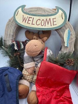 Moose wreath/hat/stocking