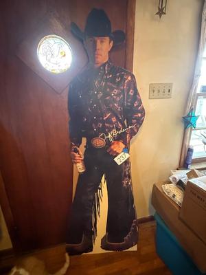 Tuff Hedeman cardboard cut out