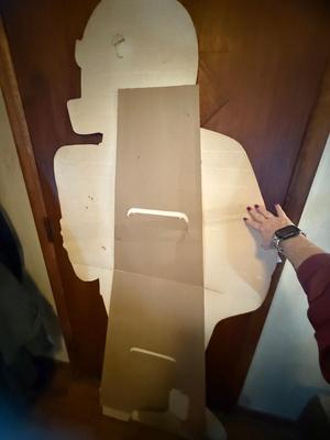 Budweiser cardboard cutout