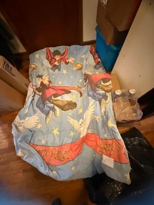 Twin size Harry Potter comforter with blanket