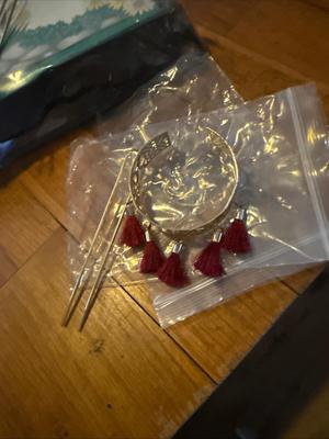 Shelf & 2 fancy pony tale holders