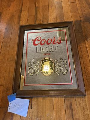 Coors Light sign
