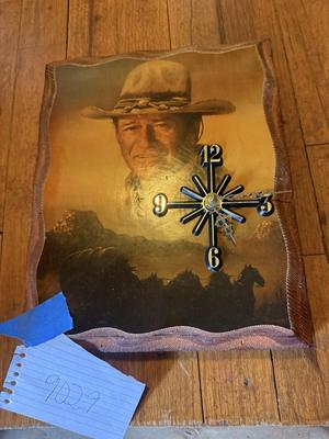 John Wayne clock