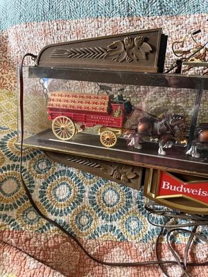 Budweiser Clydesdale sign