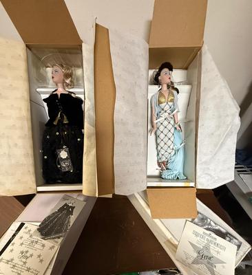 Lot of 2 Gene Ashton Drake Dolls NRFB never removed PREMIER & DAUGHTER OF THE NILE