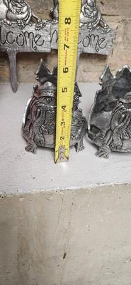 Christmas Pewter, Santabear Snowglobe and a neat basket