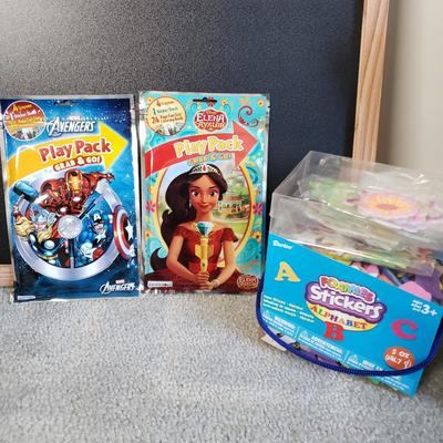 LOT 14: Assortment of Children's Room Storage, Games, Crafts & More