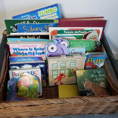 LOT 15F: Huge Assortment of Kids Books, Toys, Crafts & More