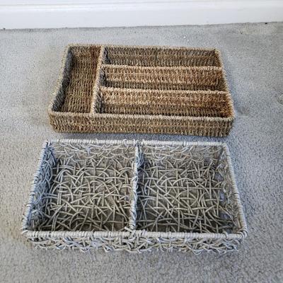 LOT 16F: Assorted Baskets for Storage, Entertaining & Organization