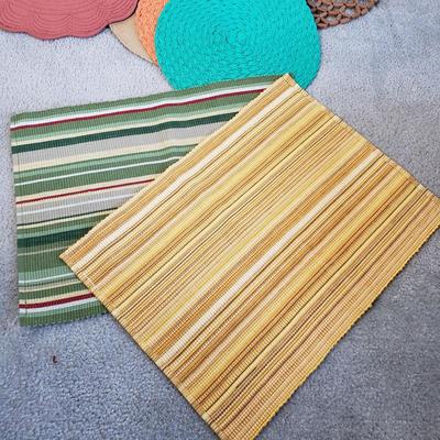 LOT 41F: Assortment of Tableware-Single Placemats, Linens & More