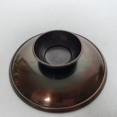 LOT 48F: Collection of Brass & Copper-Mortar & Pestle, Trinket Dishes, Candlesticks & More