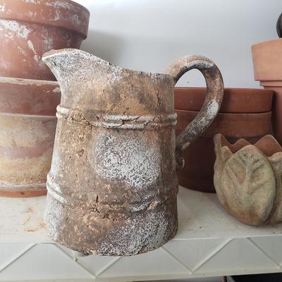 LOT 51P: Terracotta Planters of All Sizes-Smith & Hawken, Italian Made & Others