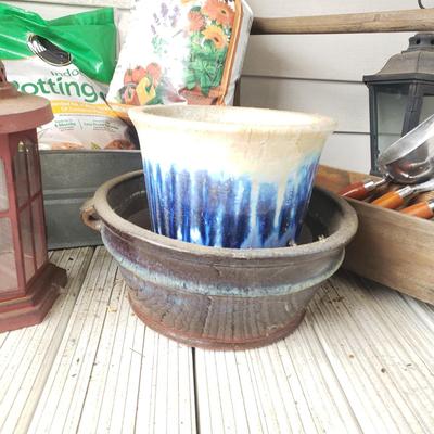 LOT 55P: Huge Assortment of Planters, Tools, Lanterns & Garden Necessities