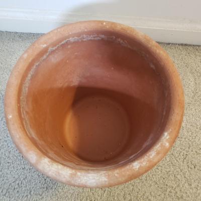 LOT 60P: Large Collection of Ceramic Planters with Italian Terracotta Painted Fruit Panter