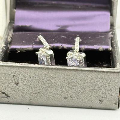 LOT 73J: New Sterling Silver Earrings: CZ, Contessa Di Capri & More (12.02g)
