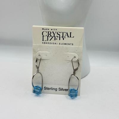 LOT 75J: Sterling Jewelry: 29" Chain & Three Pairs of NWT Earrings(12.1g without pendant)