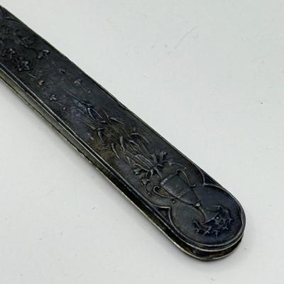 LOT 78J: Vintage Sterling Silver Pocket Knife w/ 2 Blades (24.37g)