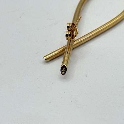 LOT 79J: 14kt Gold Pierced Earrings (3.72g)