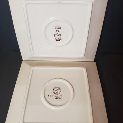 LOT 82K: Matching Polish Pottery Shaker, Pitcher & Plate Set