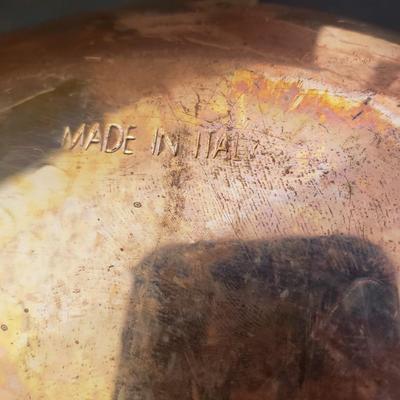 LOT 94K: Ruffoni Italian Frying Pan with Collection of Copper Pots & Pans