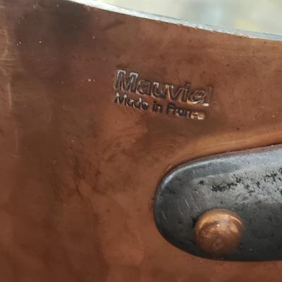 LOT 94K: Ruffoni Italian Frying Pan with Collection of Copper Pots & Pans