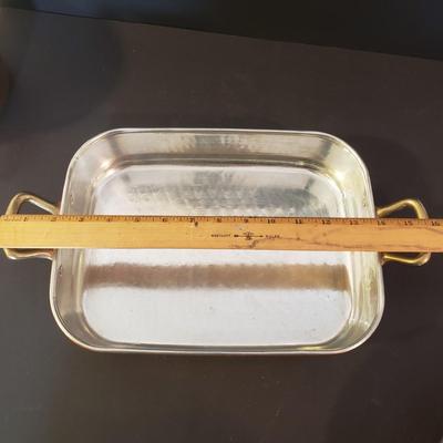 LOT 94K: Ruffoni Italian Frying Pan with Collection of Copper Pots & Pans