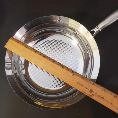 LOT 94K: Ruffoni Italian Frying Pan with Collection of Copper Pots & Pans