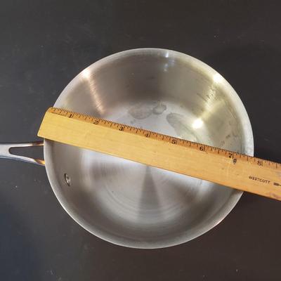 LOT 94K: Ruffoni Italian Frying Pan with Collection of Copper Pots & Pans