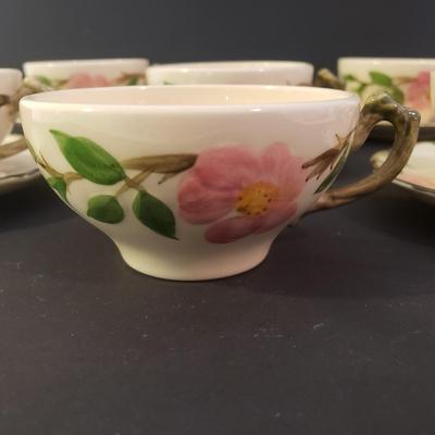 LOT 97L: Vintage Franciscan Desert Rose Serving Set