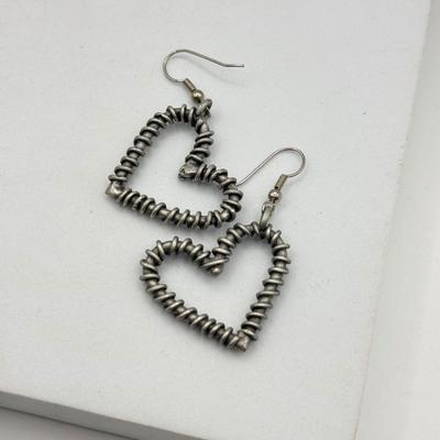 LOT 118J: Hearts Collection: Wire Metal Earrings, Bracelets & More