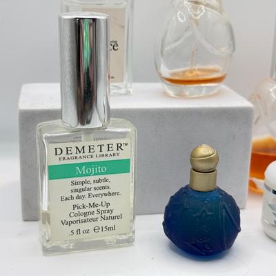 LOT 130K: Partly Used Perfume & Vintage Bottles