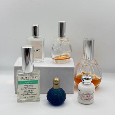 LOT 130K: Partly Used Perfume & Vintage Bottles
