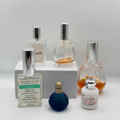 LOT 130K: Partly Used Perfume & Vintage Bottles