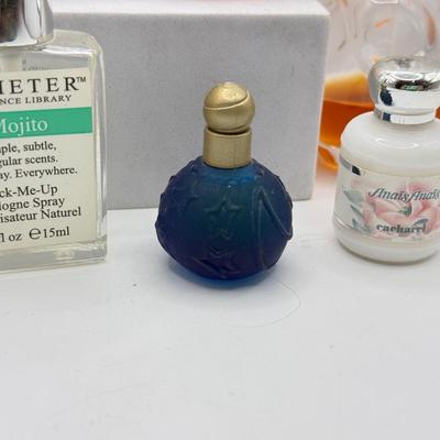 LOT 130K: Partly Used Perfume & Vintage Bottles