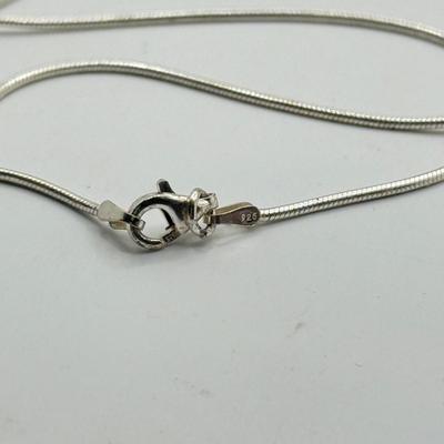 LOT 138J: Sterling Silver "f" Necklace, 925 Necklace, Sterling Silver Dragonfly Charm, 925 Flip Flops & Rabbit Pin (15.95g)