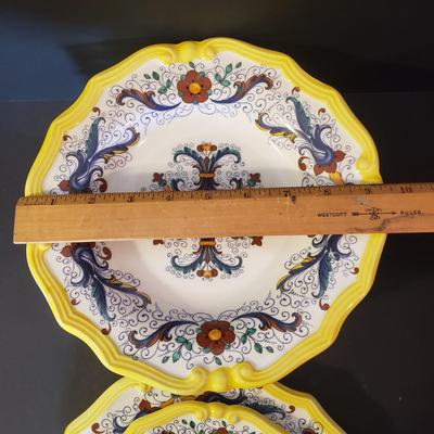 LOT 142L: Italian Ceramic Dinnerware with Italian Style Pitcher & Mug