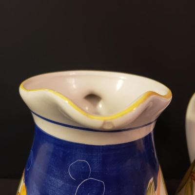 LOT 143K: Collection of Ceramics from Around the World & Starbucks Barista Lemon Pitcher