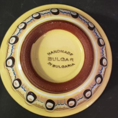 LOT 143K: Collection of Ceramics from Around the World & Starbucks Barista Lemon Pitcher