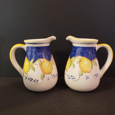 LOT 143K: Collection of Ceramics from Around the World & Starbucks Barista Lemon Pitcher