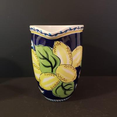 LOT 143K: Collection of Ceramics from Around the World & Starbucks Barista Lemon Pitcher