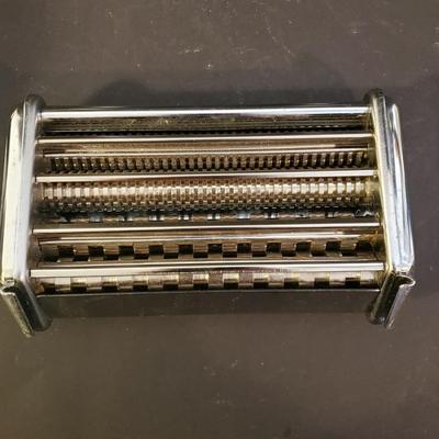 LOT 144L: Imperia Italian Pasta Maker, New Pasta Drying Rack & Large Serving Dishes