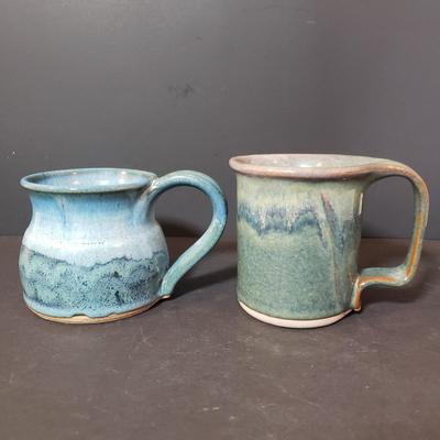 LOT 146K: Art Pottery Butter Crocks, Mugs & More