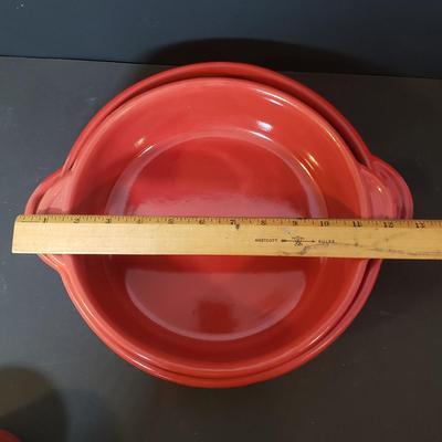 LOT 147L: Italian Terracotta Servingware & Ceramic Ramekins