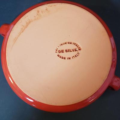 LOT 147L: Italian Terracotta Servingware & Ceramic Ramekins