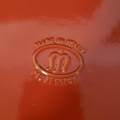 LOT 147L: Italian Terracotta Servingware & Ceramic Ramekins