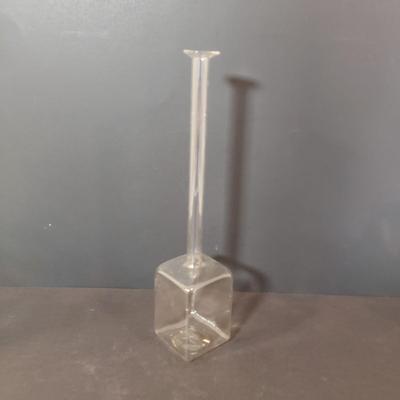 LOT 154L: Orrefors Vase & Candle Holder, Lotus Flower Candle Holder & More