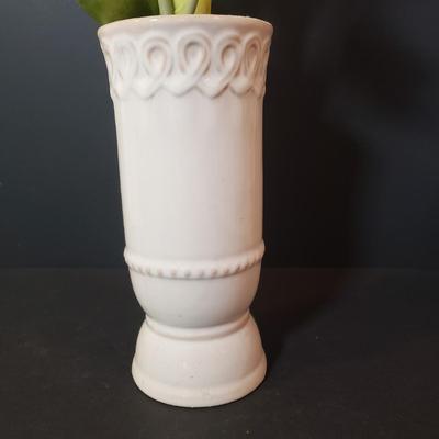 LOT 155L: Collection of Home Decor-Lamp, Faux Orchid, Candle Holders & More