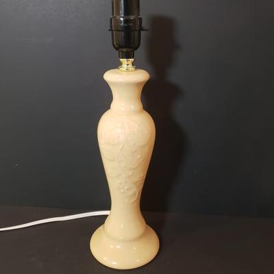 LOT 155L: Collection of Home Decor-Lamp, Faux Orchid, Candle Holders & More