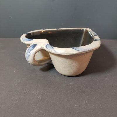 LOT 156L: Rowe Pottery Heart Dish, Salmon Falls Soap Dispenser, Watson Pottery Pear Dish & More